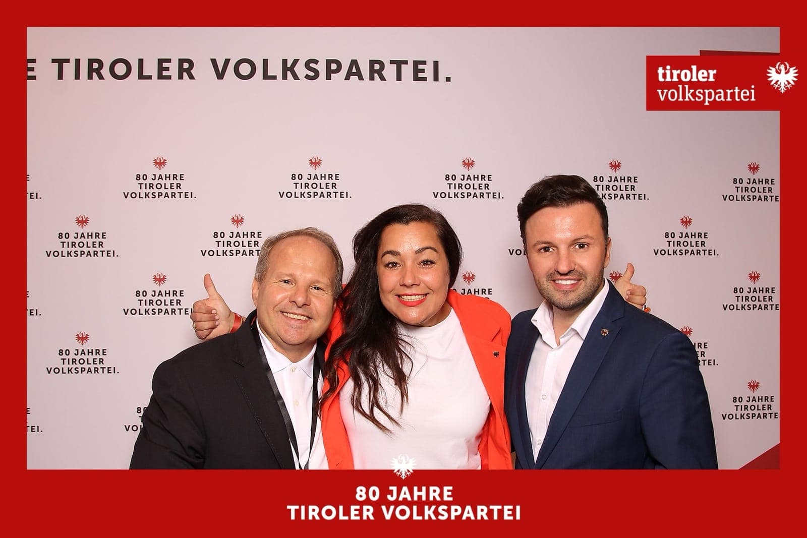 Daniel Gosterxeier bei der Feier 80 Jahre Tiroler Volkspartei