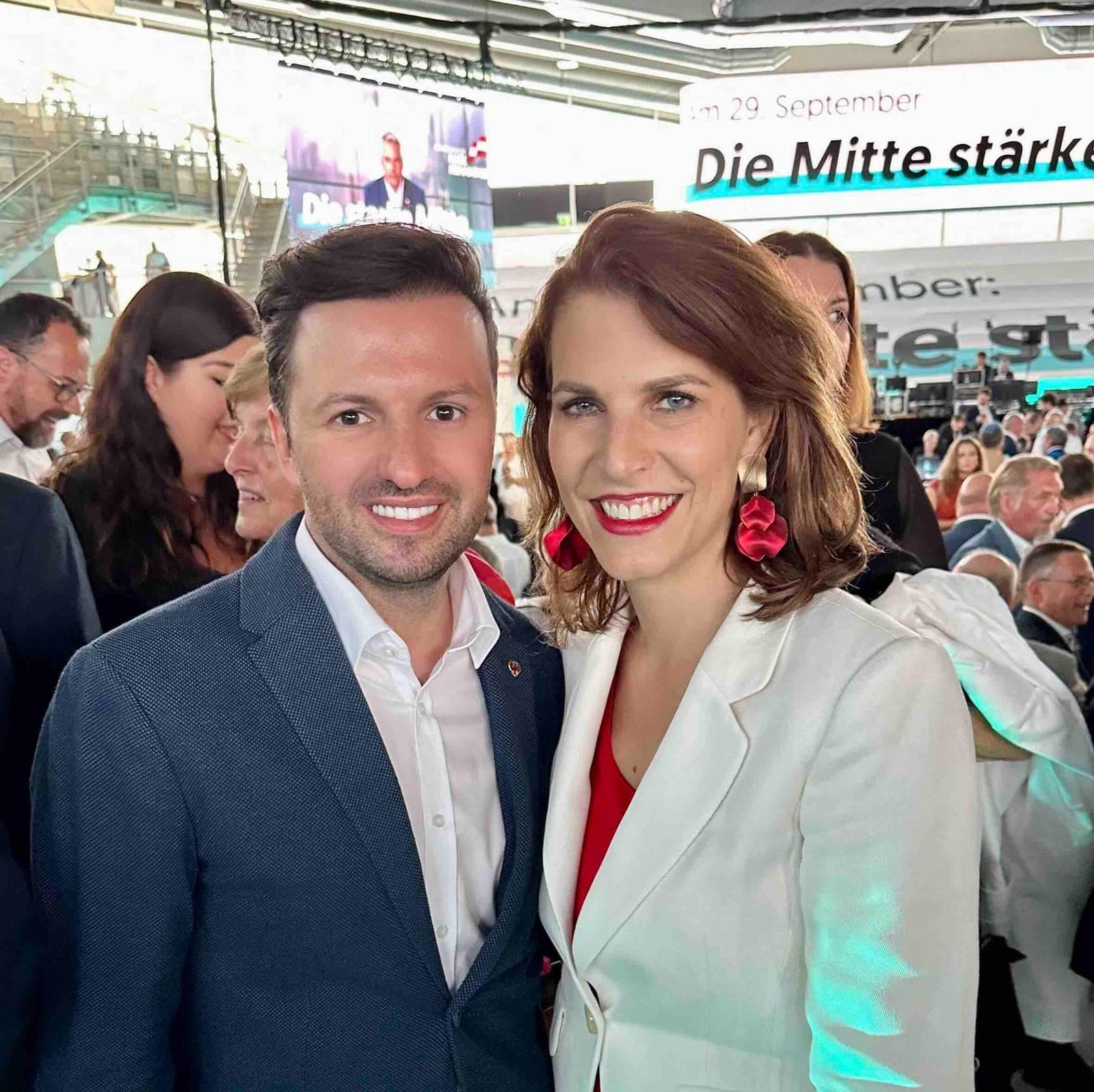 Daniel Gosterxeier bei einer Veranstaltung des Wirtschaftsbundes