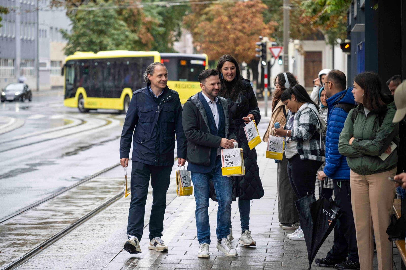 Daniel Gosterxeier bei einem Termin in Innsbruck